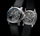 Panerai - PAM00767  Luminor 1950 Tourbillon GMT Titanio Lo Scienziato Blue