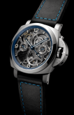 Panerai - PAM00767  Luminor 1950 Tourbillon GMT Titanio Lo Scienziato Blue