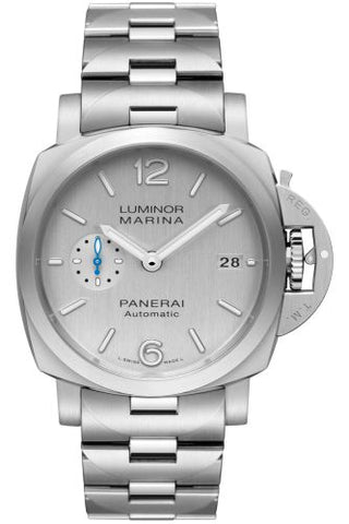 Panerai - PAM00977  Luminor 1950  Marina 42 3 Days Automatic Stainless Steel / Silver / Bracelet