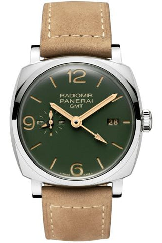 Panerai - PAM00998  Radiomir 1940 45 3 Days GMT Automatic Stainless Steel / Military Green