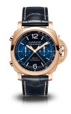 Panerai - PAM01020  Luminor 1950 44 PCYC Chrono Flyback Automatic Red Gold / Blue