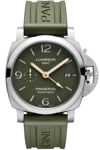 Panerai - PAM01056  Luminor 1950 44 3 Days GMT Automatic Stainless Steel / Mahendra Singh Dhoni