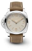 Panerai - PAM01075  Luminor 1950 Left-Handed 47 3 Days Stainless Steel / Beige