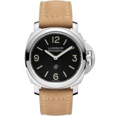 Panerai - PAM01086  Luminor Base 44 Logo 3 Days Stainless Steel / Black