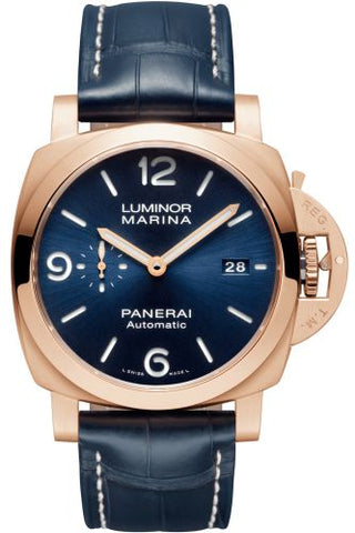 Panerai - PAM01112  Luminor 1950 44 3 Days Goldtech / Sole Blu