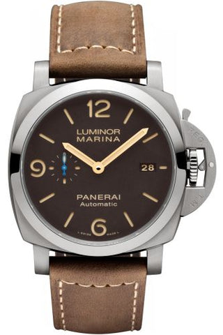 Panerai - PAM01351  Luminor 1950 Marina 44 3 Days Automatic Titanium / Brown