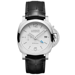 Panerai - PAM01367  Luminor Quaranta BiTempo Stainless Steel / White