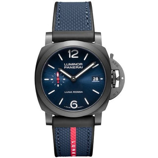 Panerai - PAM01408  Luminor Marina Quaranta Steel DLC Luna Rossa