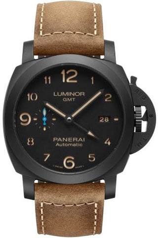 Panerai - PAM01441  Luminor 1950 44 3 Days GMT Automatic Ceramic / Black / Dirty Dial