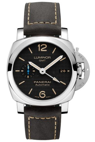 Panerai - PAM01535  Luminor 1950 42 3 Days GMT Automatic Stainless Steel / Black Hobnail