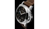 Panerai - PAM01537  Luminor 1950 42 3 Days GMT Power Reserve Automatic Stainless Steel / Black Hobnail