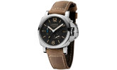 Panerai - PAM01537  Luminor 1950 42 3 Days GMT Power Reserve Automatic Stainless Steel / Black Hobnail