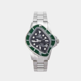 Laarvee - PEA001-SS-VN  Crashed Submariner Stainless Steel - Green / Black