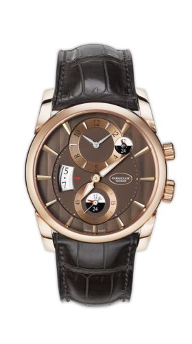 Parmigiani Fleurier - PFC231-1001200-HA1241  Tonda Hemispheres Rose Gold / Brown