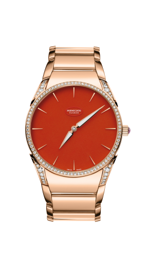 Parmigiani Fleurier - PFC267-1032000-B10002  Tonda 1950 Sertie Rose Gold / Poppy / Bracelet 