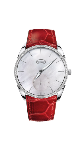 Parmigiani Fleurier - PFC267-1263300-HA2141  Tonda 1950 Sertie White Gold / White MOP / Alligator