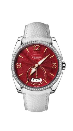 Parmigiani Fleurier -  PFC273-0060900-HE242  Tonda Metropolitaine Stainless Steel / Amarante / Diamond