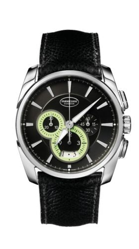 Parmigiani Fleurier - PFC274-0001401-HE1442  Tonda Metrographe Stainless Steel / Black / Strap