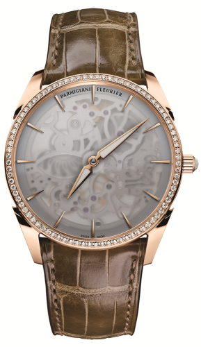 Parmigiani Fleurier - PFC280-1060100-HA3921  Tonda 1950 Squelette Rose Gold / Milky Sapphire / Diamond