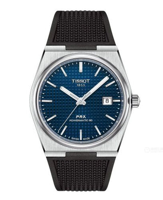 Tissot - T137.407.17.041.00  PRX Powermatic 80 Stainless Steel / Blue / Rubber