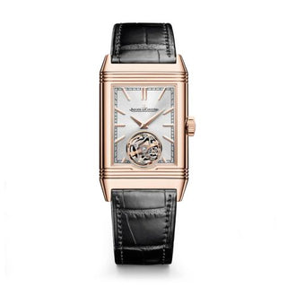 Jaeger-LeCoultre - 392242J  Reverso Tribute Duoface Tourbillon Pink Gold / Silver