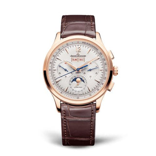 Jaeger-LeCoultre - 413252J  Master Control Chronograph Calendar Pink Gold / Silver / Alligator