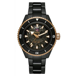 Rado - R32127162  HyperChrome Captain Cook 43 Ceramic - Rose Gold / Black / Bracelet