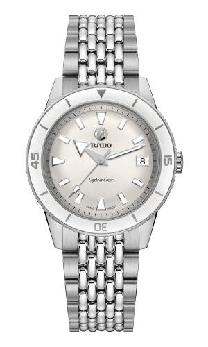 Rado - R32500013  HyperChrome Captain Cook 37 White / Bracelet