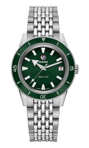 Rado - R32500323  HyperChrome Captain Cook 37 Green / Bracelet