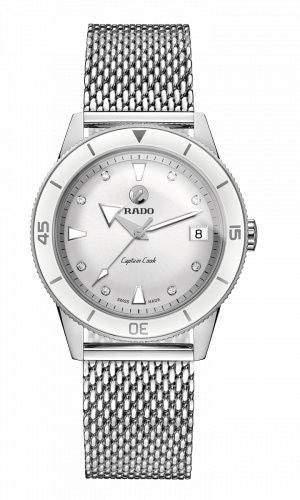 Rado - R32500703  HyperChrome Captain Cook 37 White / Mesh