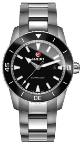 Rado - R32501153  HyperChrome Captain Cook 45 Titanium / Black / Bracelet