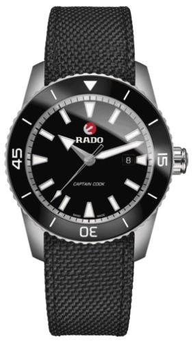 Rado - R32501156  HyperChrome Captain Cook 45 Titanium / Black / Textile