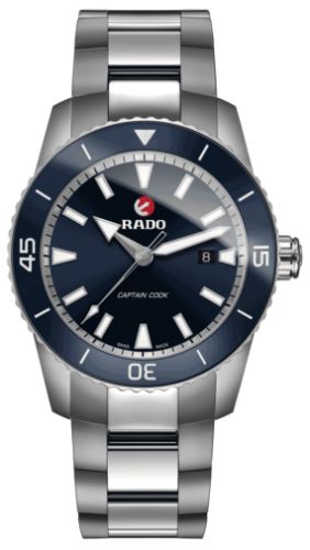 Rado - R32501203  HyperChrome Captain Cook 45 Titanium / Blue / Bracelet