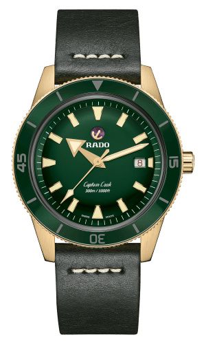 Rado - R32504315  HyperChrome Captain Cook 42 Bronze / Green