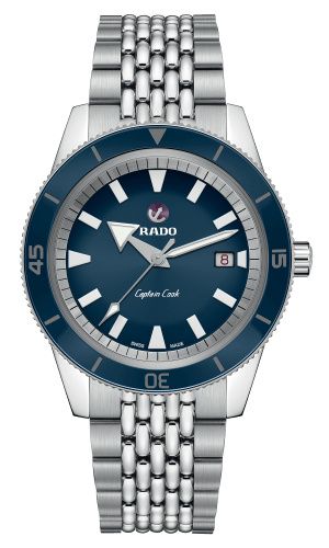 Rado - R32505203  HyperChrome Captain Cook 42 Stainless Steel / Blue / Bracelet