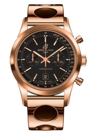 Breitling - R4131012.BC07.223R  Transocean Chronograph 38 Gold / Black / Racer