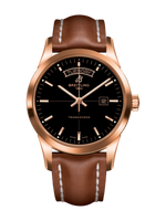 Breitling Transocean Day & Date Red Gold / Black / Calf / Folding (R4531012/BB70/433X/R20BA.1)