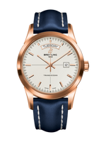 Breitling Transocean Day & Date Red Gold / Silver / Calf / Folding (R4531012/G752/105X/R20BA.1)