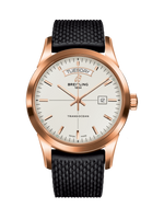 Breitling Transocean Day & Date Red Gold / Silver / Calf / Folding (R4531012/G752/279S/R20D.3)