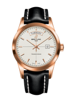 Breitling Transocean Day & Date Red Gold / Silver / Calf / Folding (R4531012/G752/435X/R20BA.1)