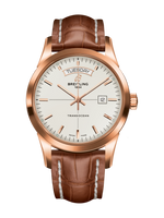 Breitling Transocean Day & Date Red Gold / Silver / Croco / Folding (R4531012/G752/737P/R20BA.1)