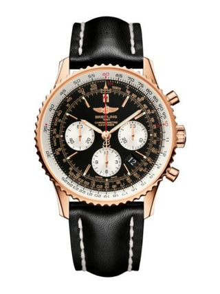 Breitling - RB012012/BA49/435X/R20BA.1  Navitimer 01 43 Red Gold / Black / Calf / Pin