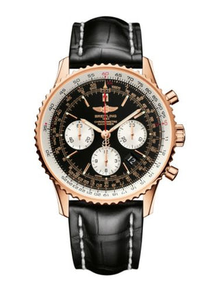 Breitling - RB012012/BA49/743P/R20BA.1  Navitimer 01 43 Red Gold / Black / Alligator / Pin