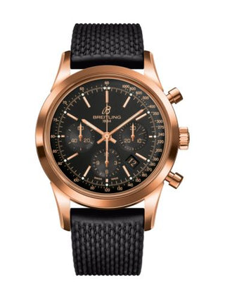 Breitling - RB015212|BB16|279S  Transocean Chronograph Red Gold / Black / Rubber Aero Classic