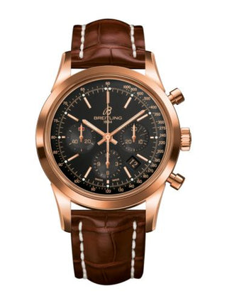 Breitling - RB015212.BB16.737P  Transocean Chronograph Red Gold / Black / Croco