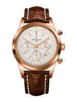 Breitling Transocean Chronograph Red Gold / Silver / Croco (RB015212.G738.737P)