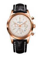 Breitling Transocean Chronograph Unitime Red Gold / Silver / Calf (RB015212.G738.743P)