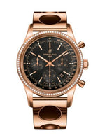 Breitling Transocean Chronograph Red Gold / Diamond / Black / Croco (RB015253.BB16.220R)