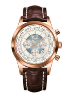 Breitling Transocean Chronograph Unitime Red Gold / Black / Croco (RB0510U0.A733.756P)