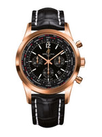 Breitling Transocean Chronograph 1461 Stainless Steel / Black / Croco / Pin (RB0510U5.BC39.760P)